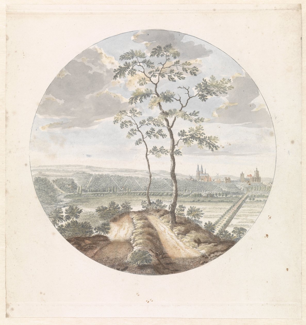 Utsikt over byen Cleves av Jan van Call (I) (attributed to)