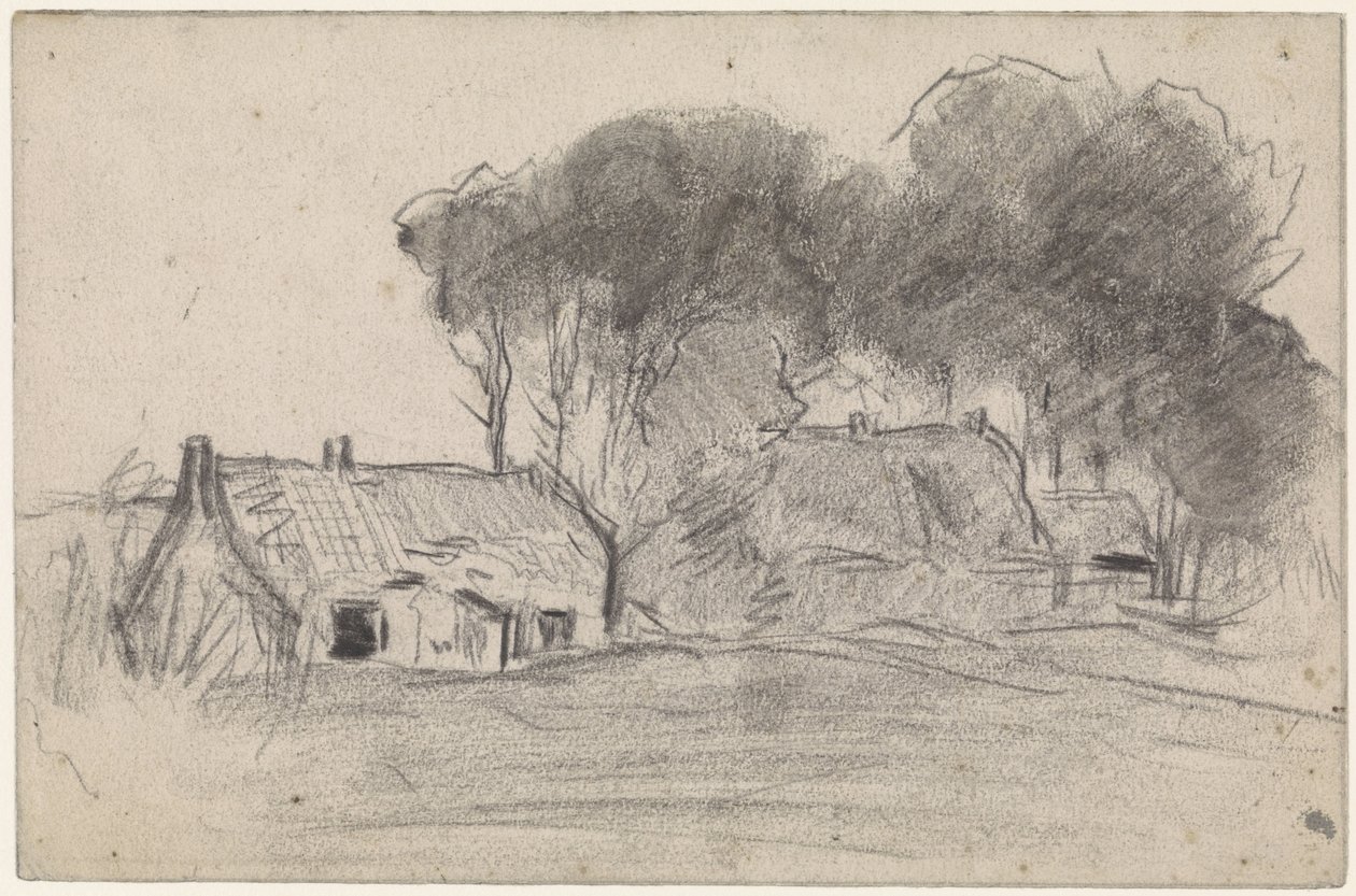 Gårder blant trær av Jan van Essen