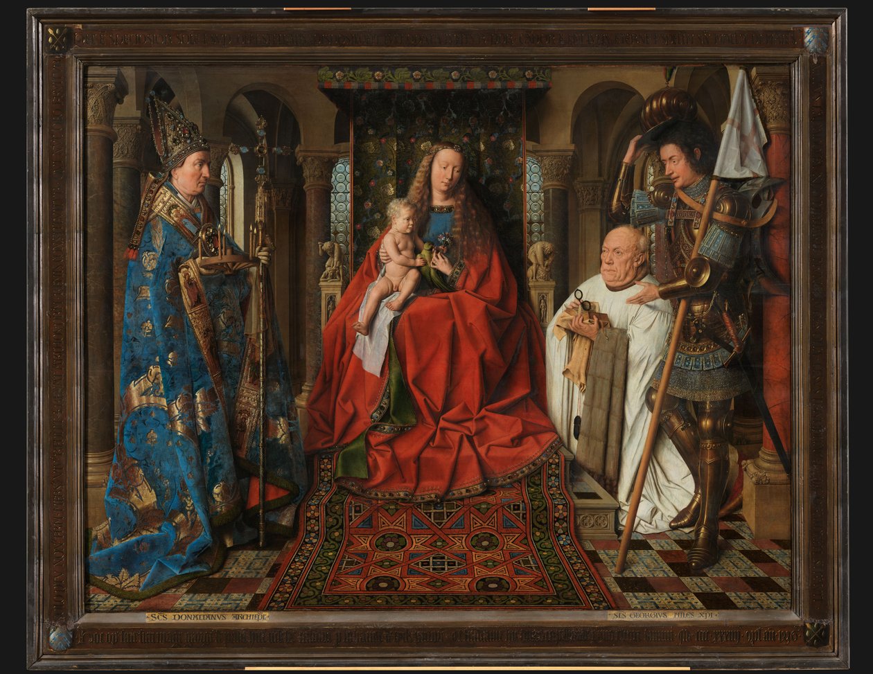 Madonna med kannik Joris van der Paele av Jan van Eyck
