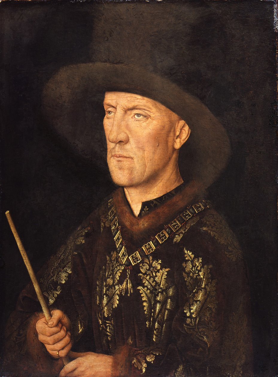 Portrett av Baudouin de Lannoy, ca 1435 av Jan van Eyck