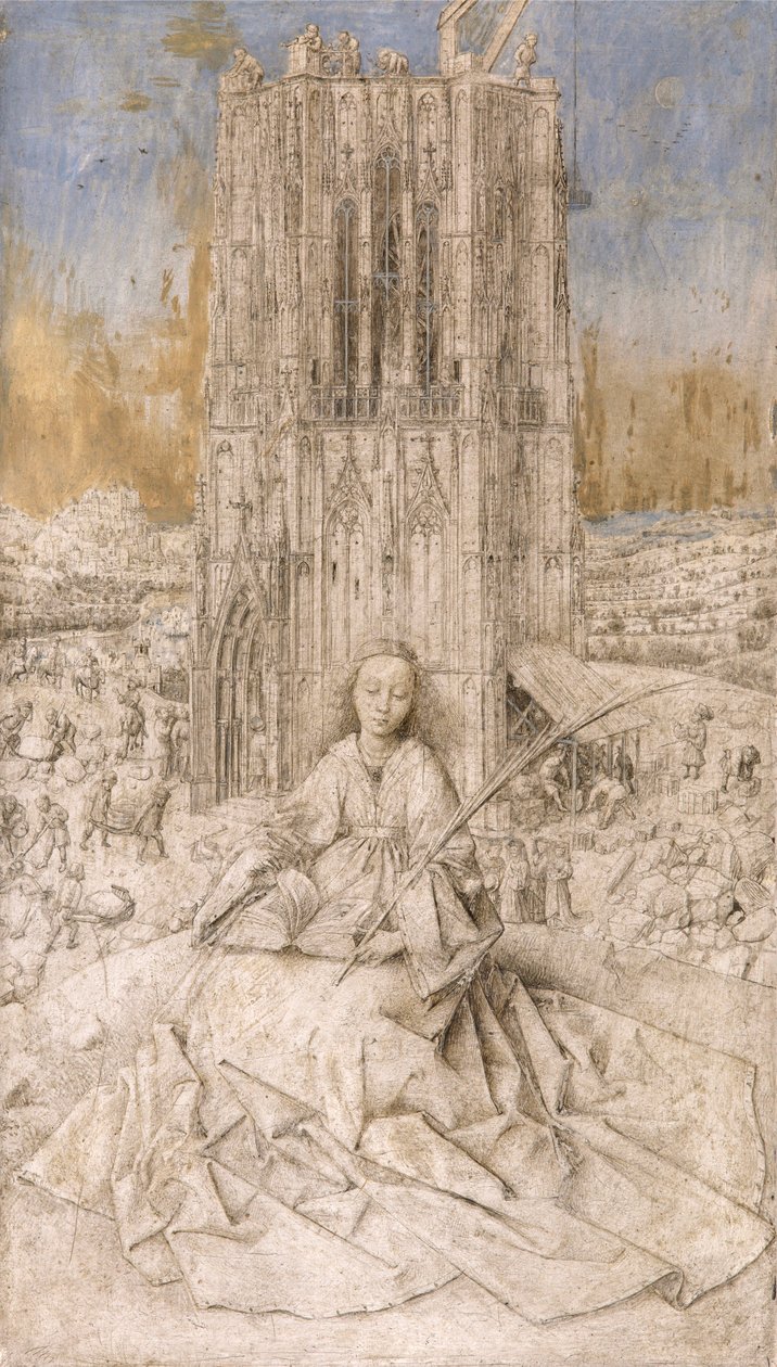 Sankt Barbara av Jan van Eyck