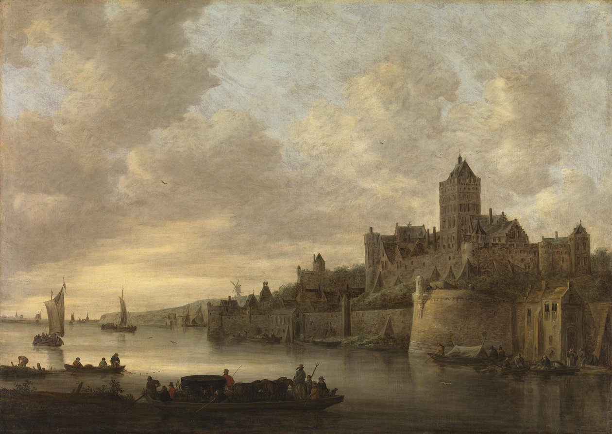 Valkhof i Nijmegen av Jan van Goyen