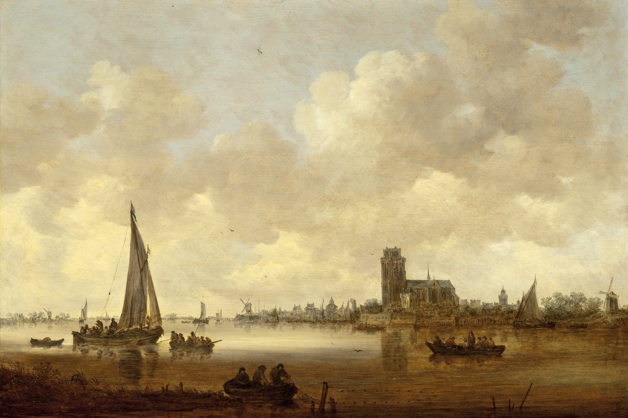 Utsikt over Dordrecht av Jan van Goyen