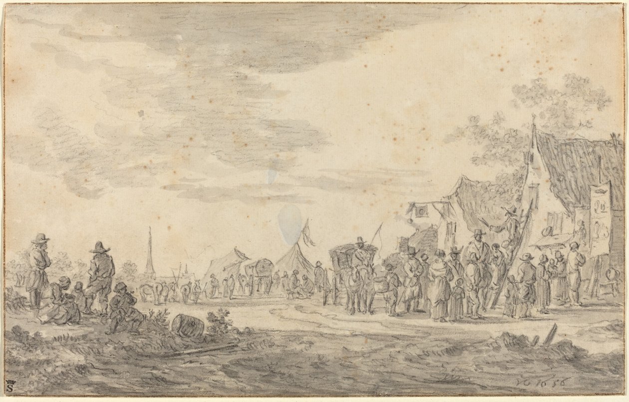 Landsbymesse av Jan van Goyen