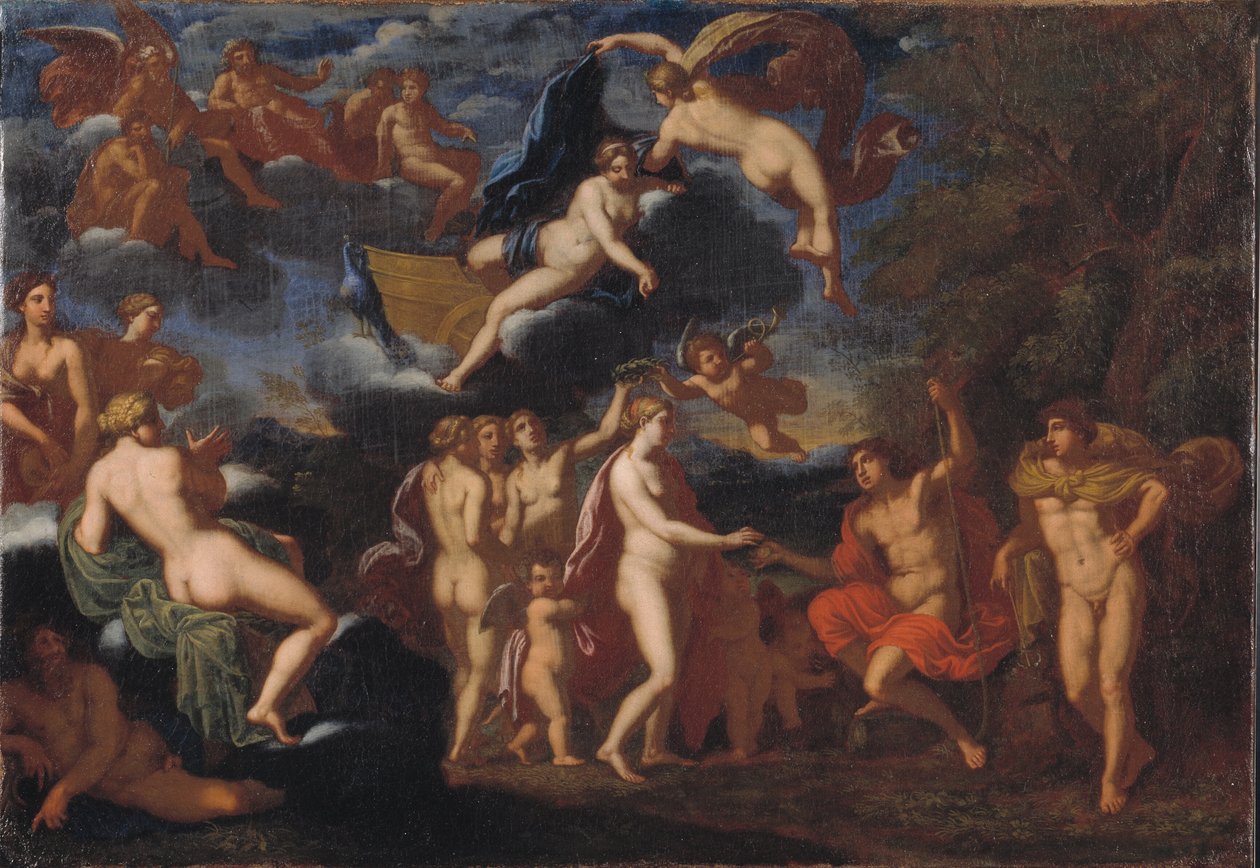 Paris gir Venus eplet av Jan van Haensbergen