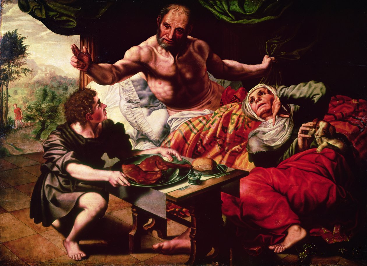 Isak velsigner Jakob av Jan van Hemessen