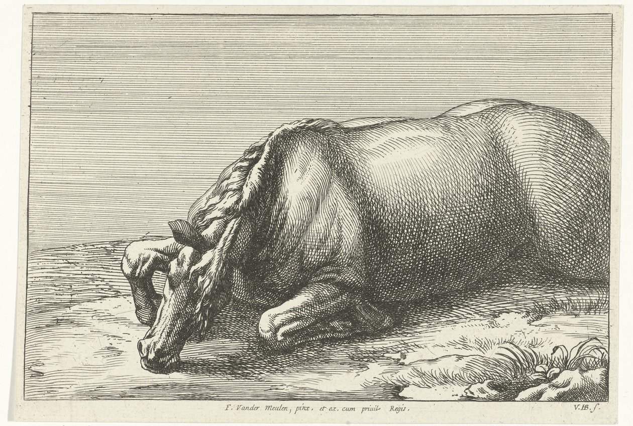 Død hest sett på venstre side Dead Horses (serietittel) av Jan van Huchtenburg