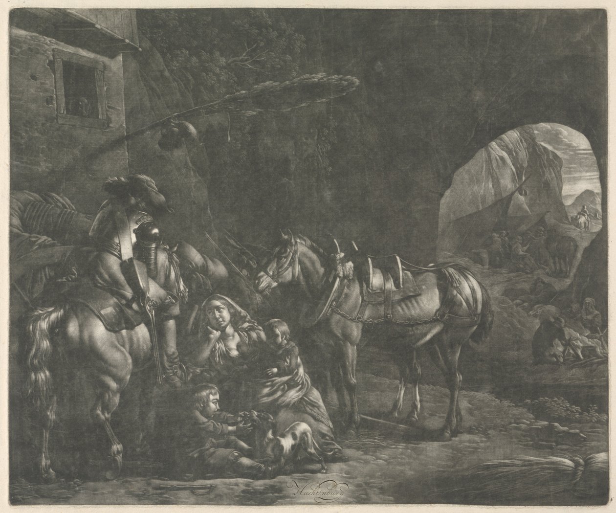 Tobarnsmoren av Jan van Huchtenburg