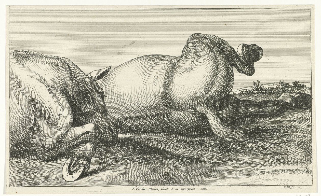 To døde hester som ligger bak hverandre Dead Horses (serietittel) av Jan van Huchtenburg