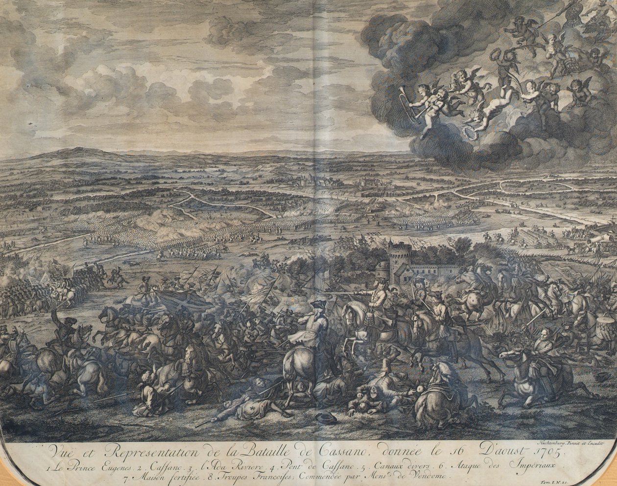 Slaget ved Cassano 16. august 1705 av Jan van Huchtenburgh