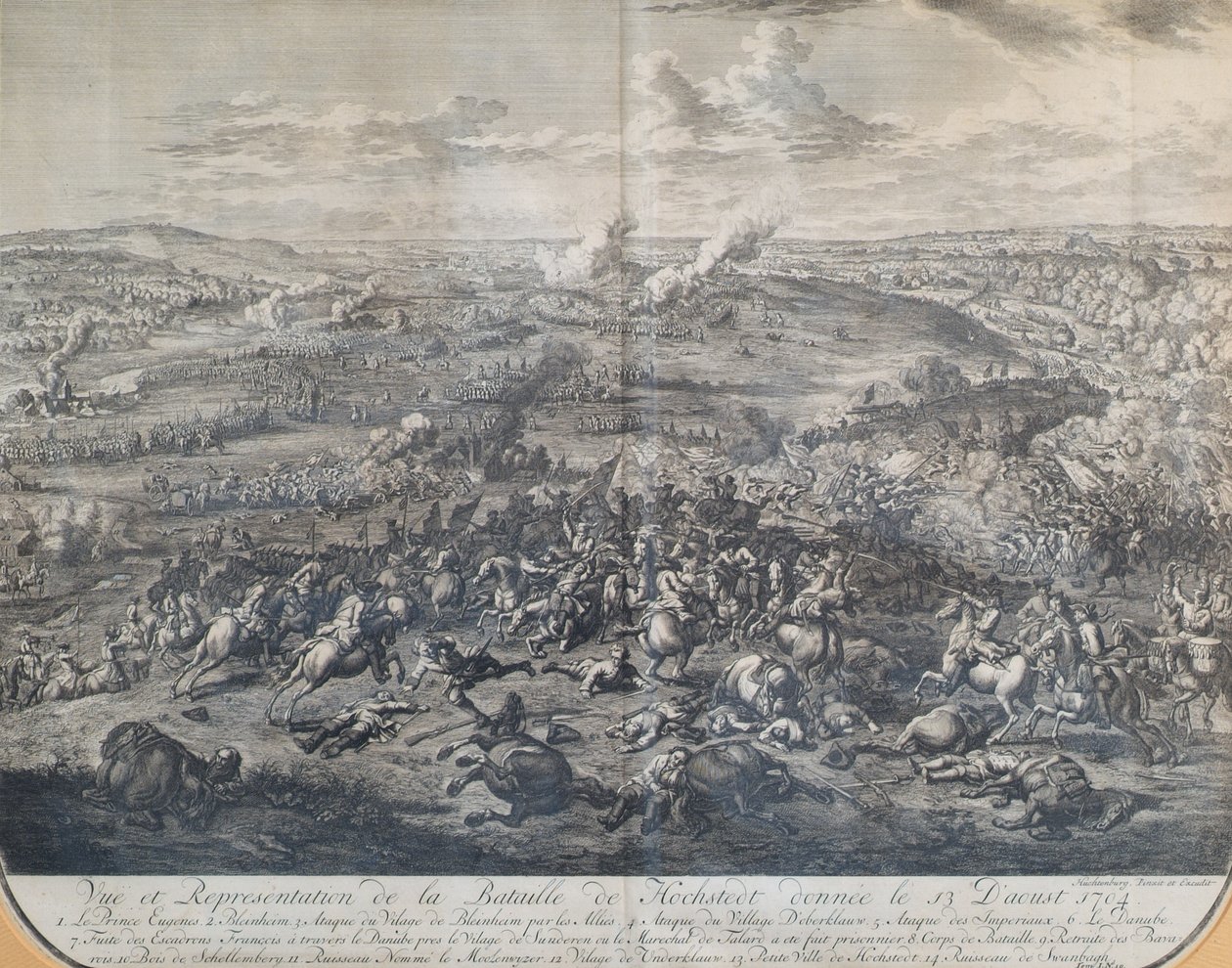 Slaget ved Höchstädt 13. august 1704 av Jan van Huchtenburgh