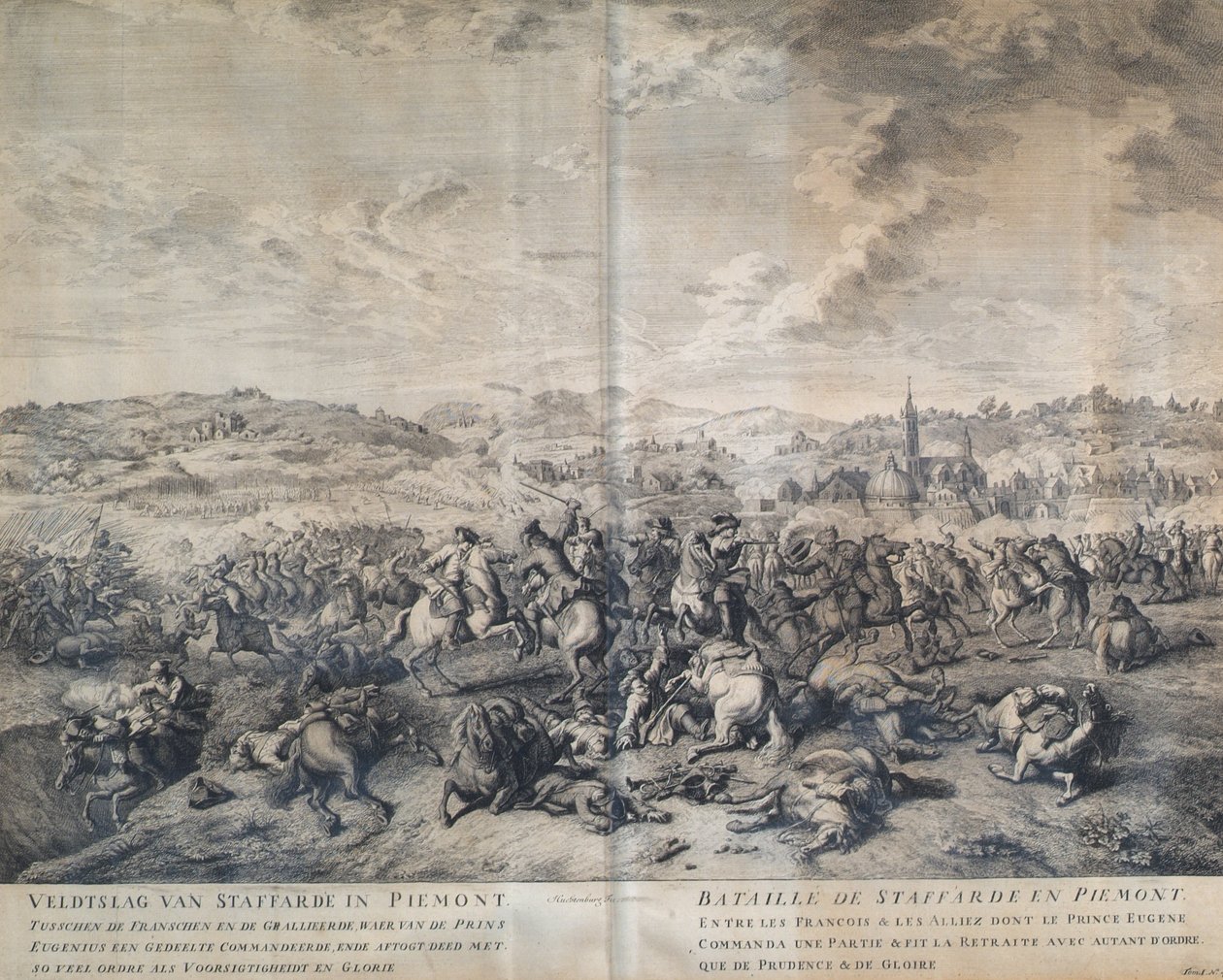 Slaget ved Staffarda 18. august 1690 av Jan van Huchtenburgh