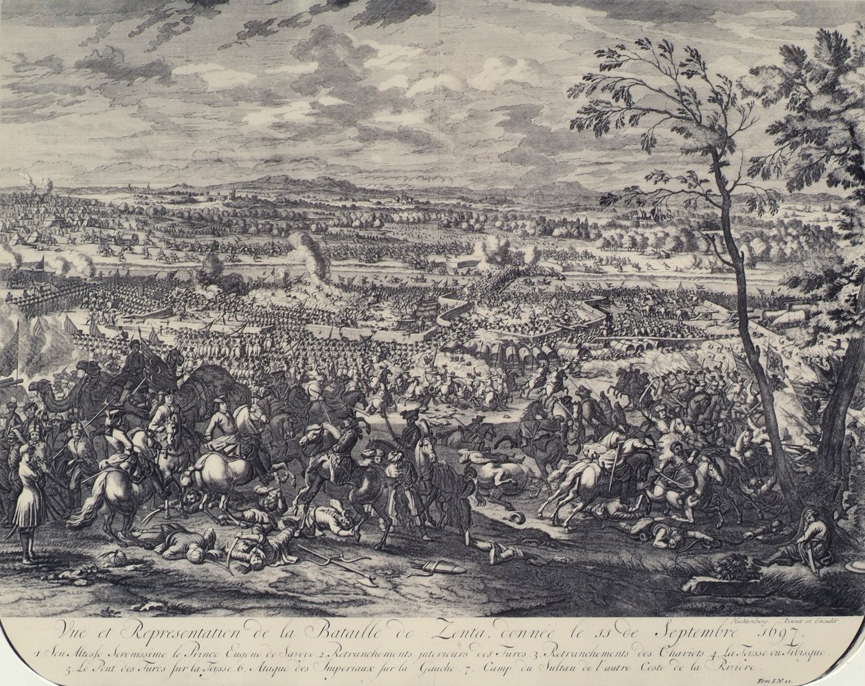 Slaget ved Zenta 11. september 1697 av Jan van Huchtenburgh