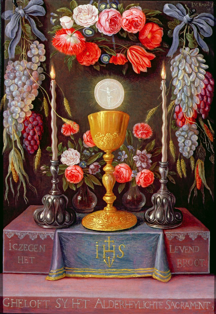 Eukaristien av Jan van Kessel the Elder