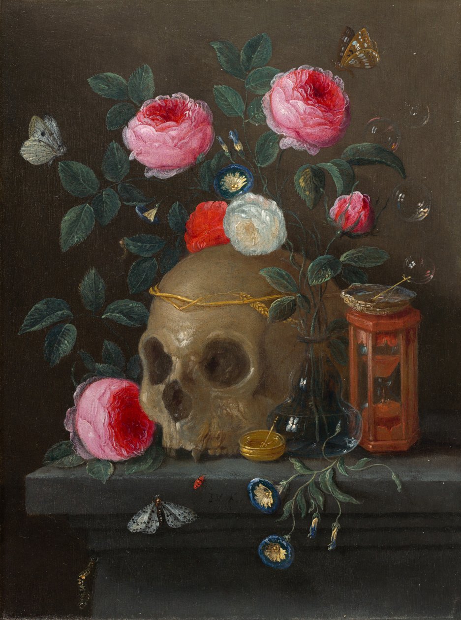 Vanitas stilleben av Jan van Kessel the Elder