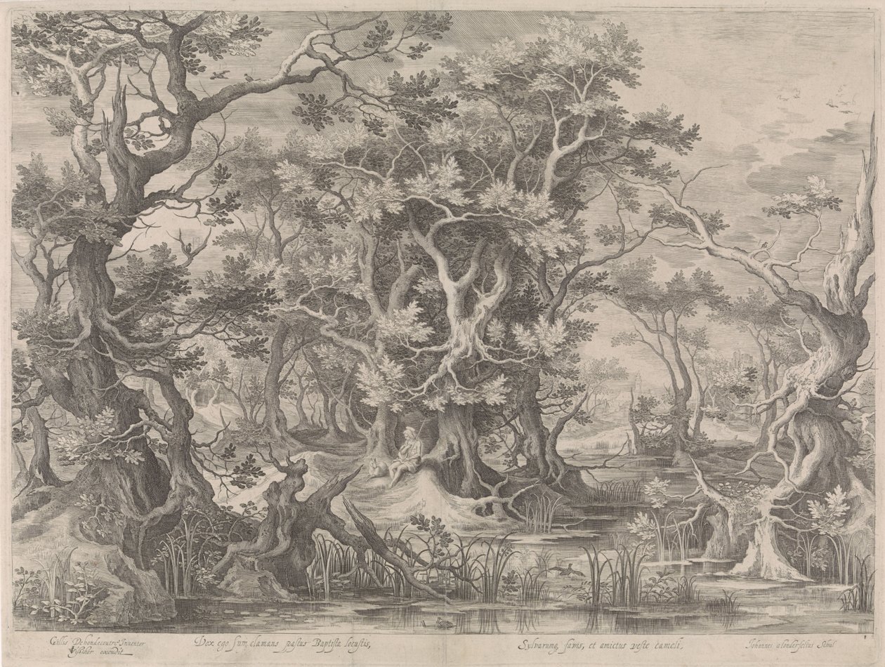 Johannes de Doper biddend in een moeraslandschap   1376032   no       norwegian Successfully Translated  Original: Allegorische figuren Translat: Allegorische figuren 1366647 no norwegian Successfully Translated Original: Stage Design: A Piazza with a Dome av Jan van Londerseel