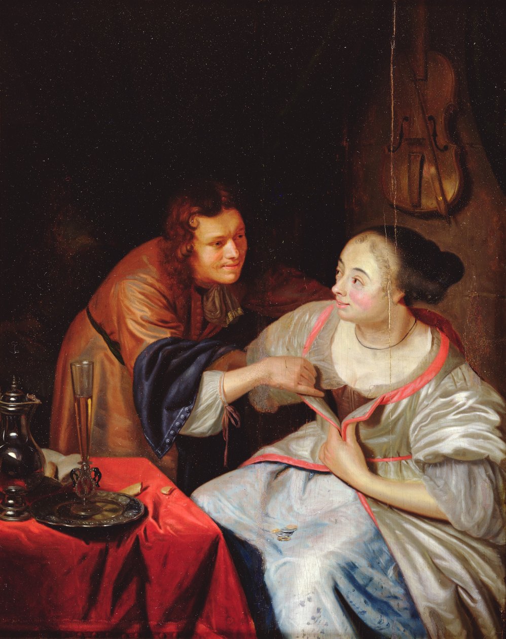 Galant scene av Jan van Mieris