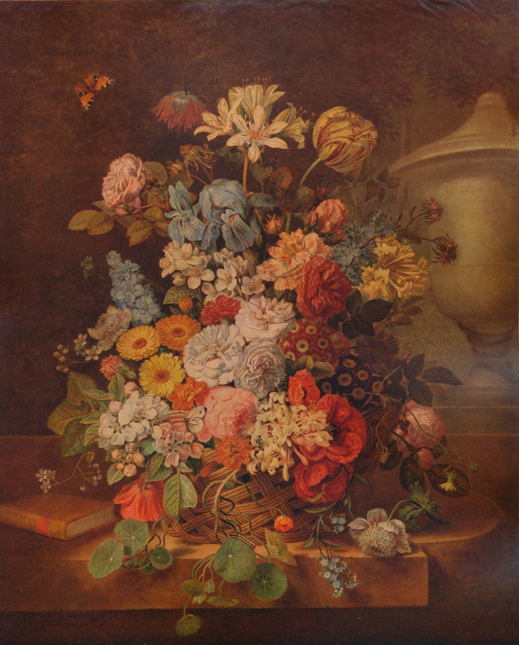 Blomsterstykke, c1796, 1938 av Jan van Os