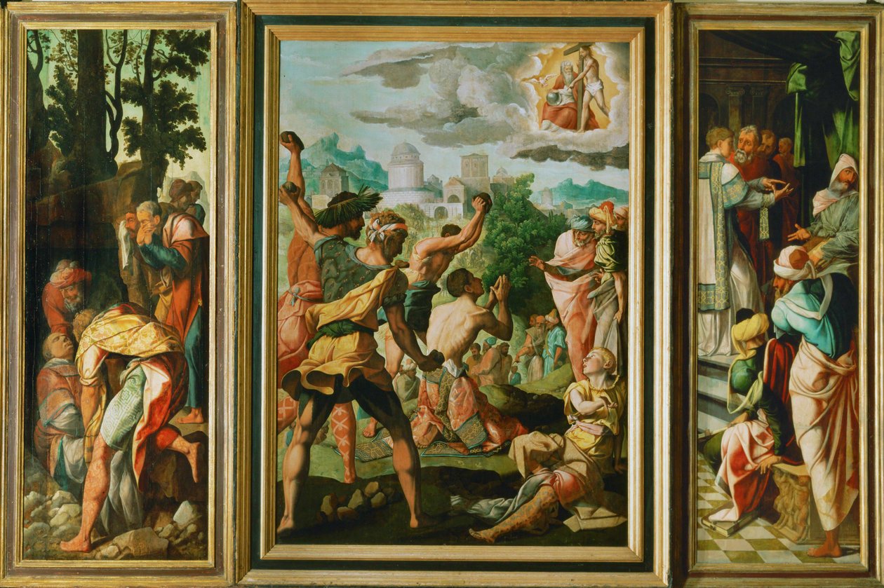 Polyptyken til St. James Major og St. Stephen, av Jan van Scorel