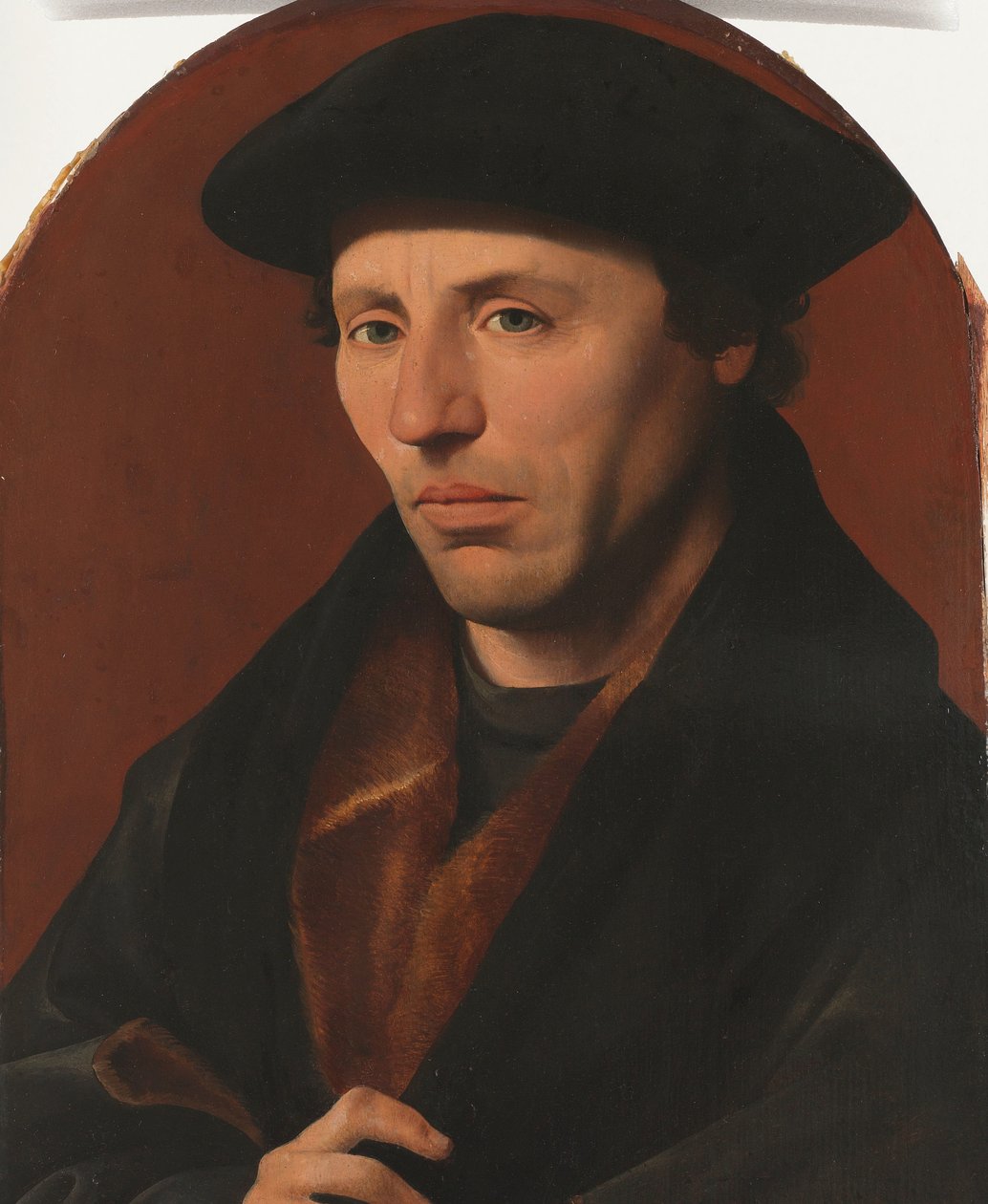 Portrett av en Haarlem-borger Portrett av en mann av Jan van Scorel