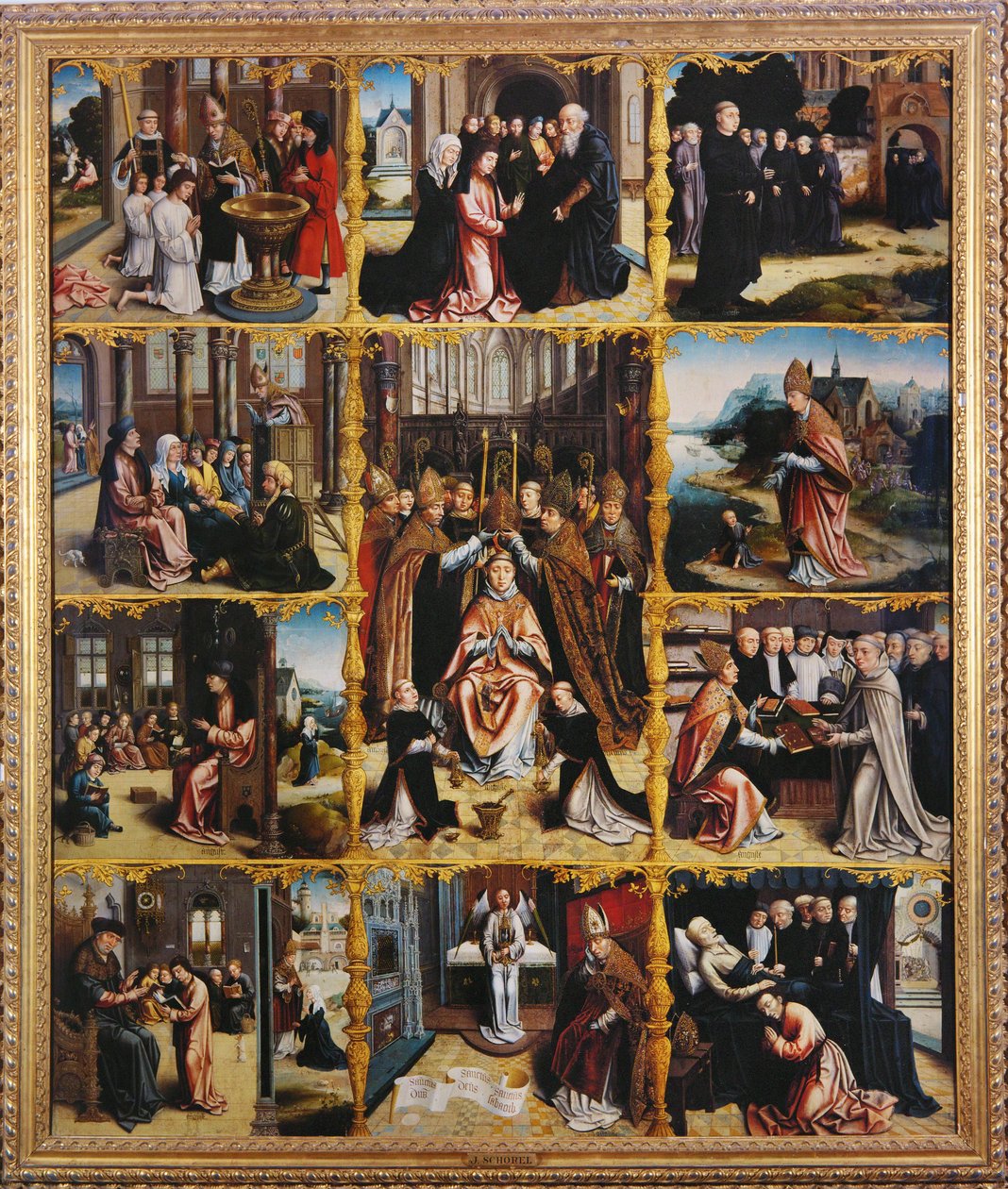 Sankt Augustins alter av Jan van Scorel