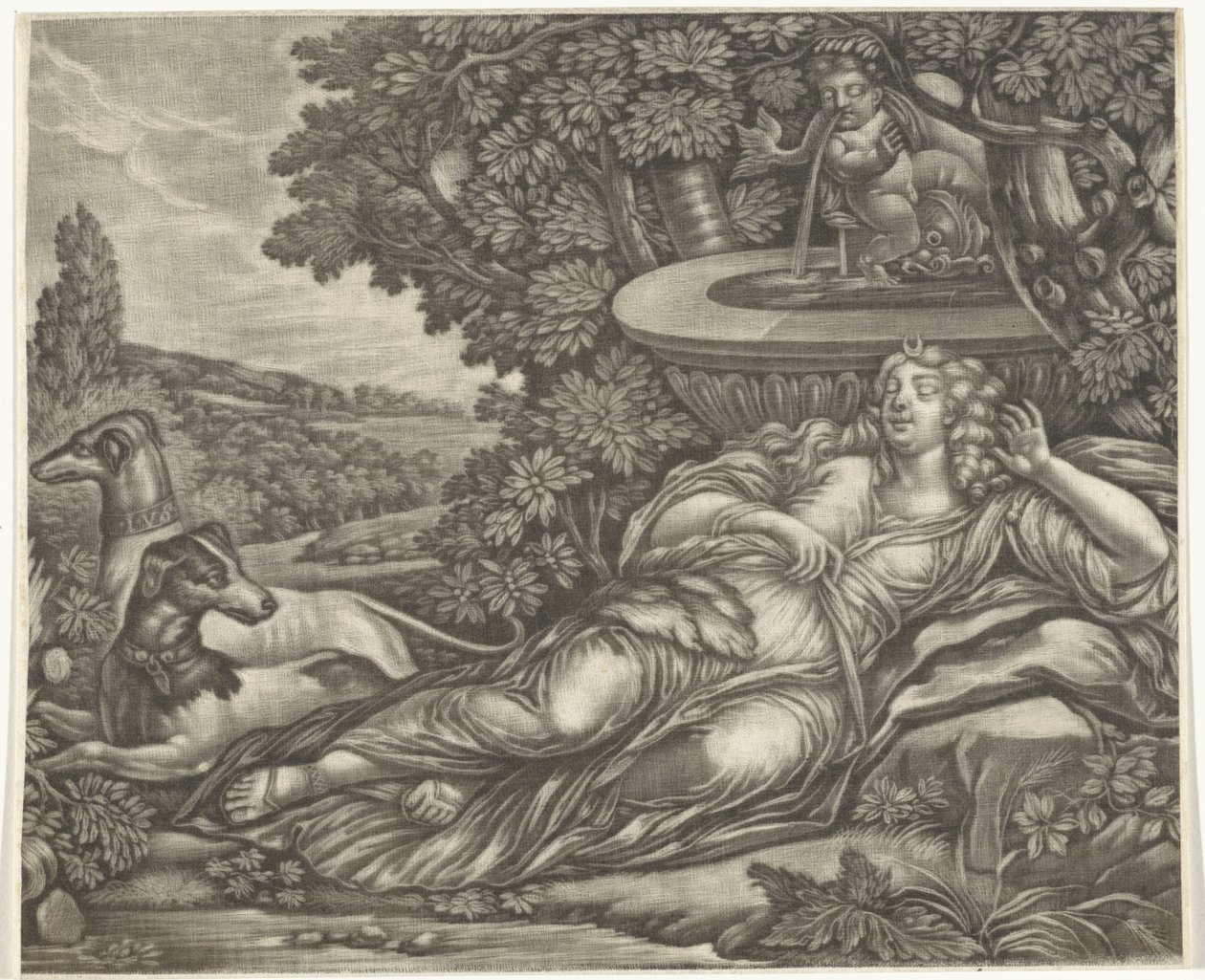 sovende Diana av Jan van Somer (possibly)