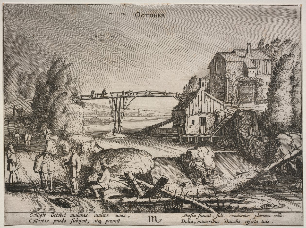 De tolv månedene: oktober av Jan van de Velde II