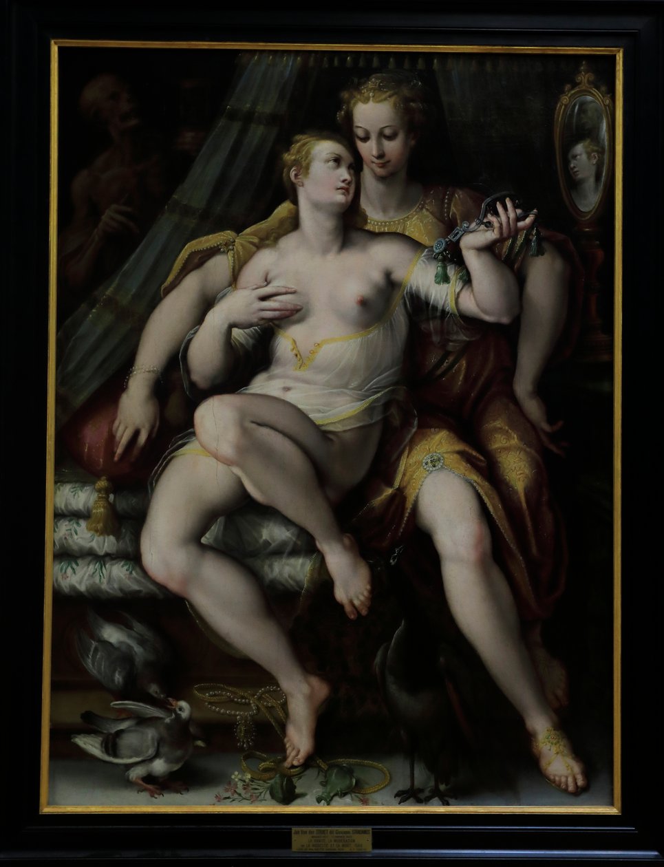 Forfengelighet, måtehold og død av Jan van der (1523 1605) Straet