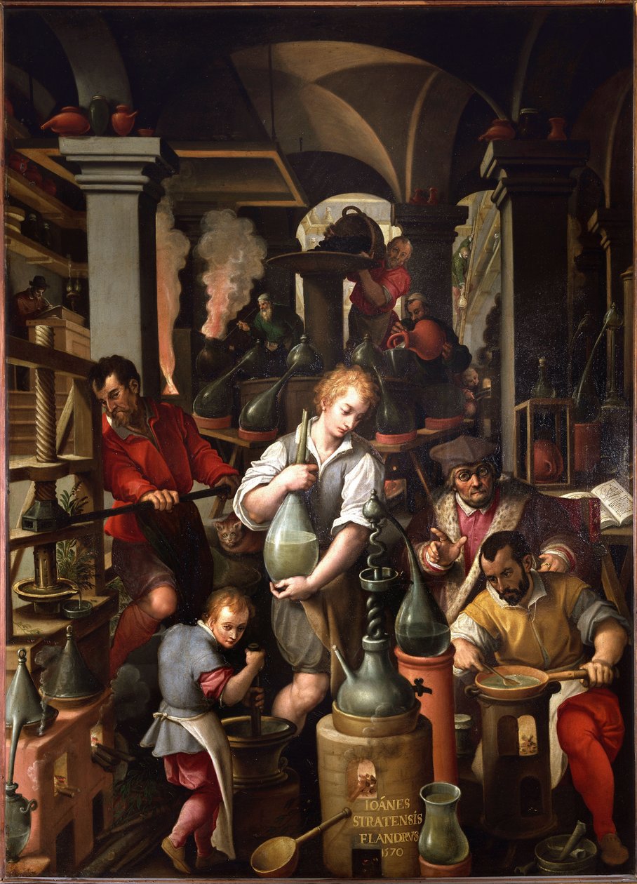 Alkymistens verksted av Jan van der Straet