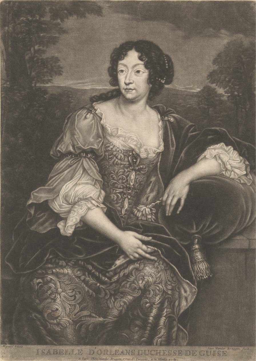 Isabelle d'Orleans, hertuginne av Guise av Jan van der Bruggen