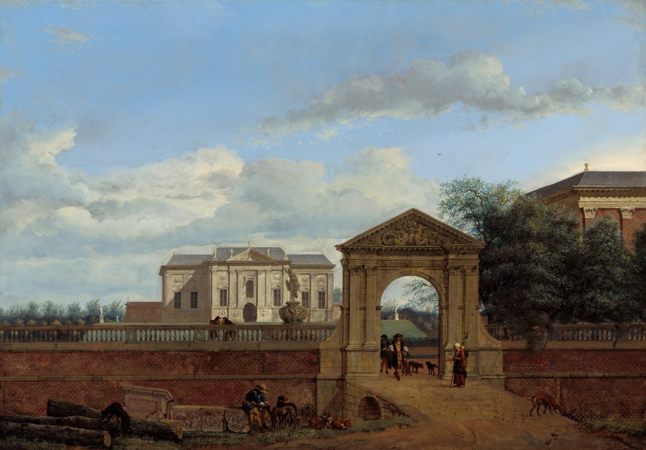 En arkitektonisk fantasi av Jan van der Heyden