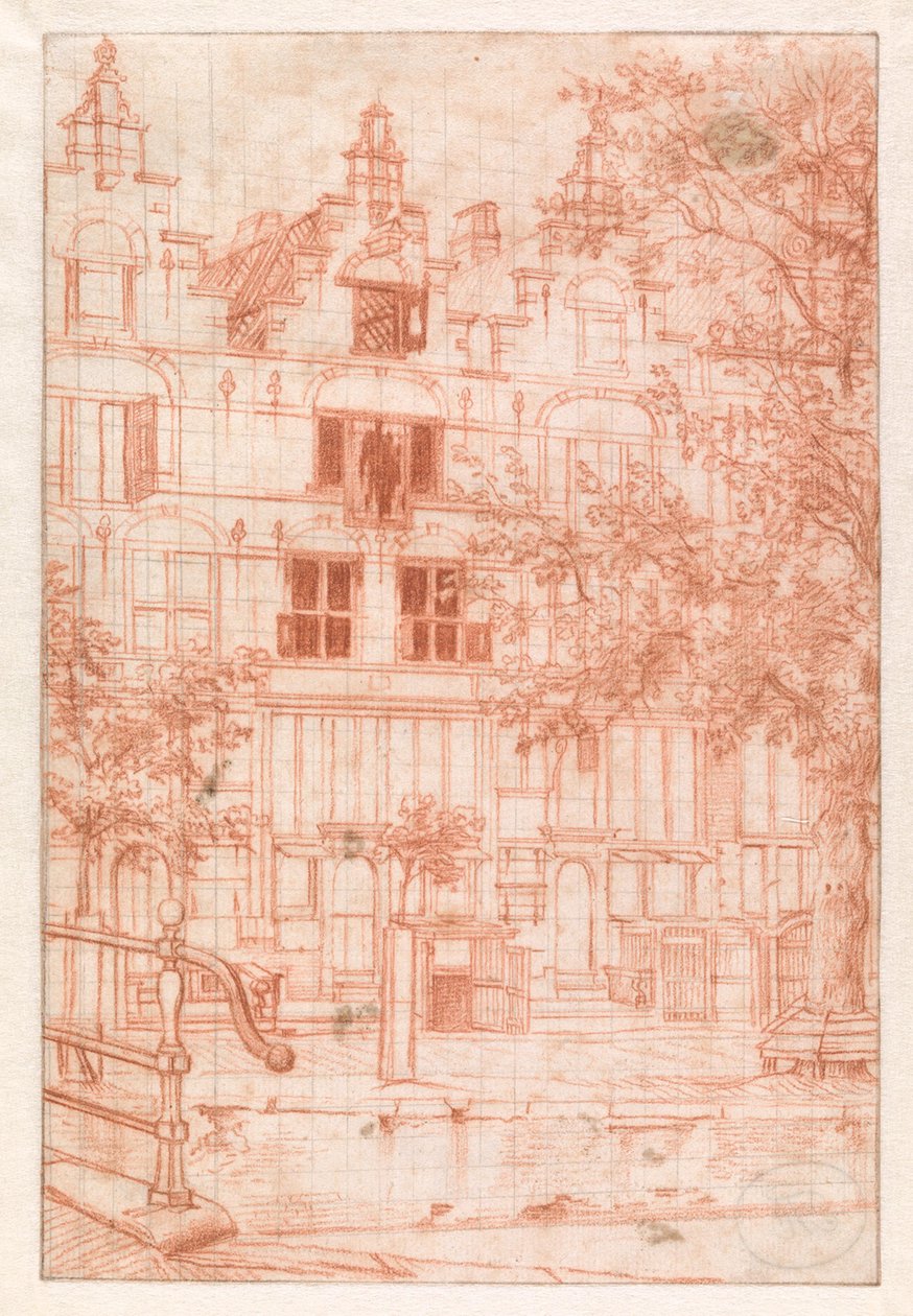 Etter en brann på Herengracht i 1683 av Jan van der Heyden