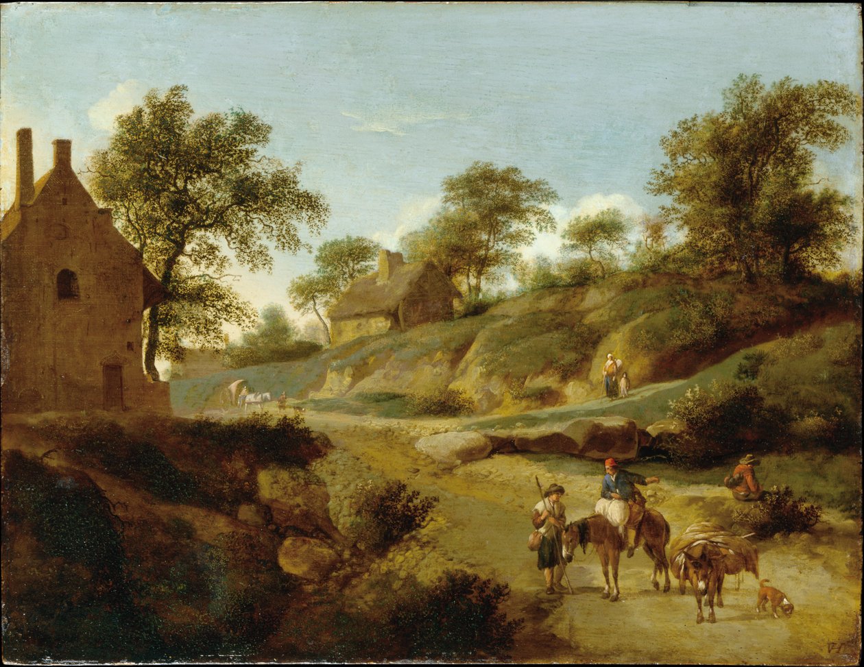 På en landevei av Jan van der Heyden