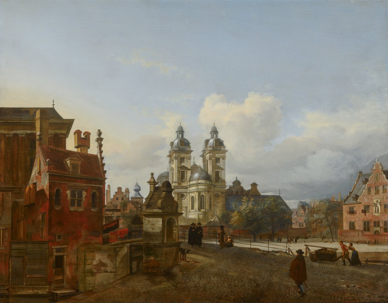 St. Andreas-kirken i Düsseldorf av Jan van der Heyden