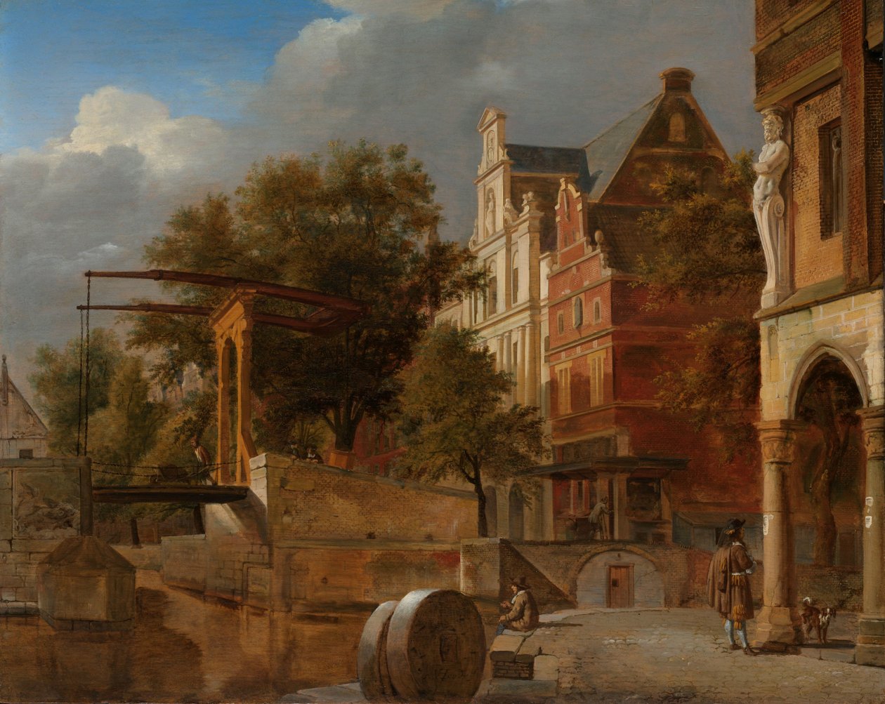 Vindebroen Draw Bridge av Jan van der Heyden
