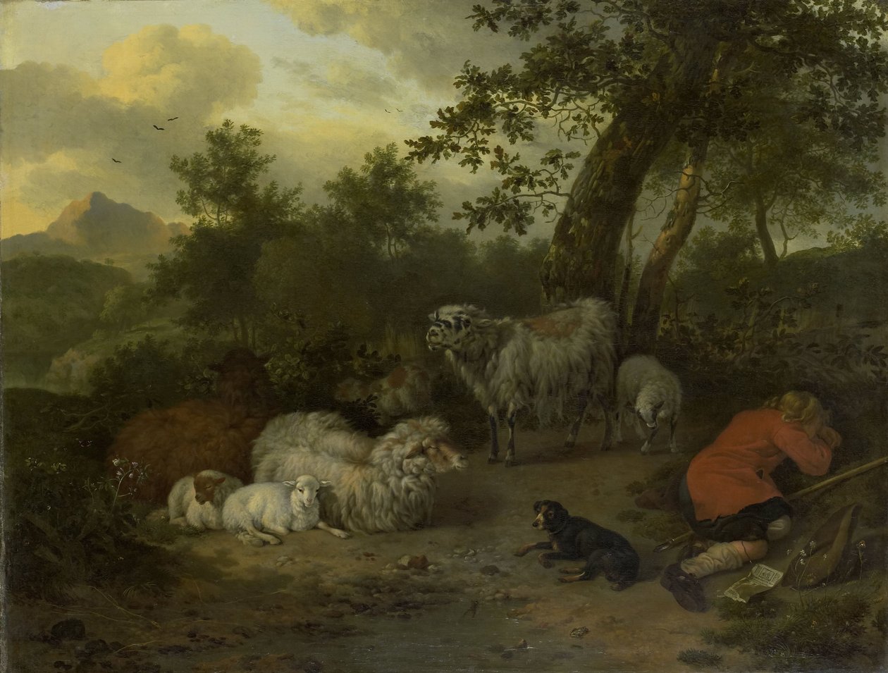 Den sovende hyrden av Jan van der Meer (II)