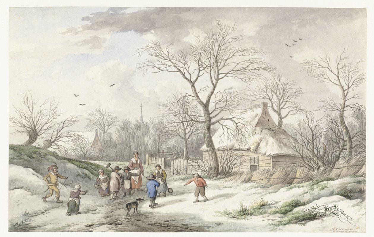Vinter: Montering til fastelavn av Jan van der Meer (II)