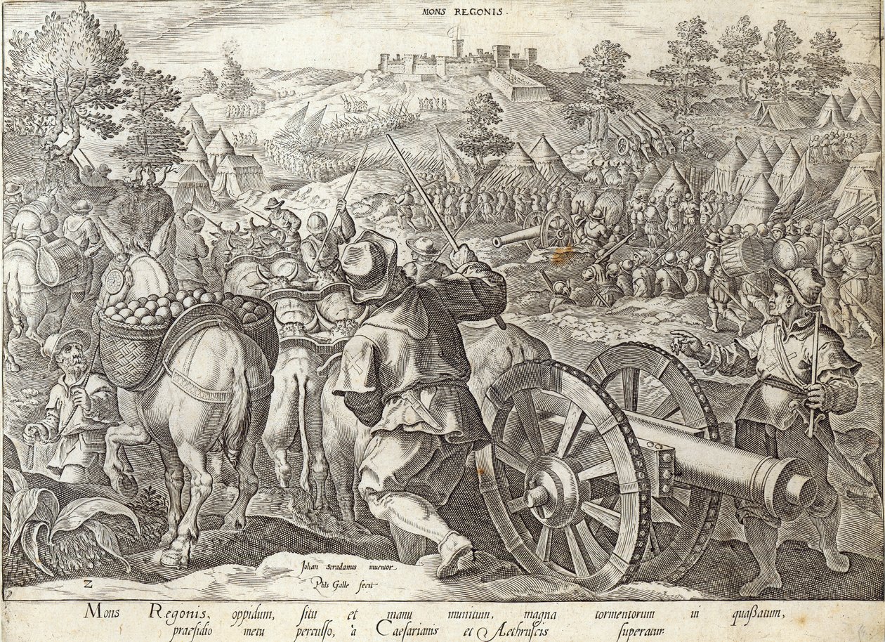 Slaget ved Mons Regionis, plate fra 