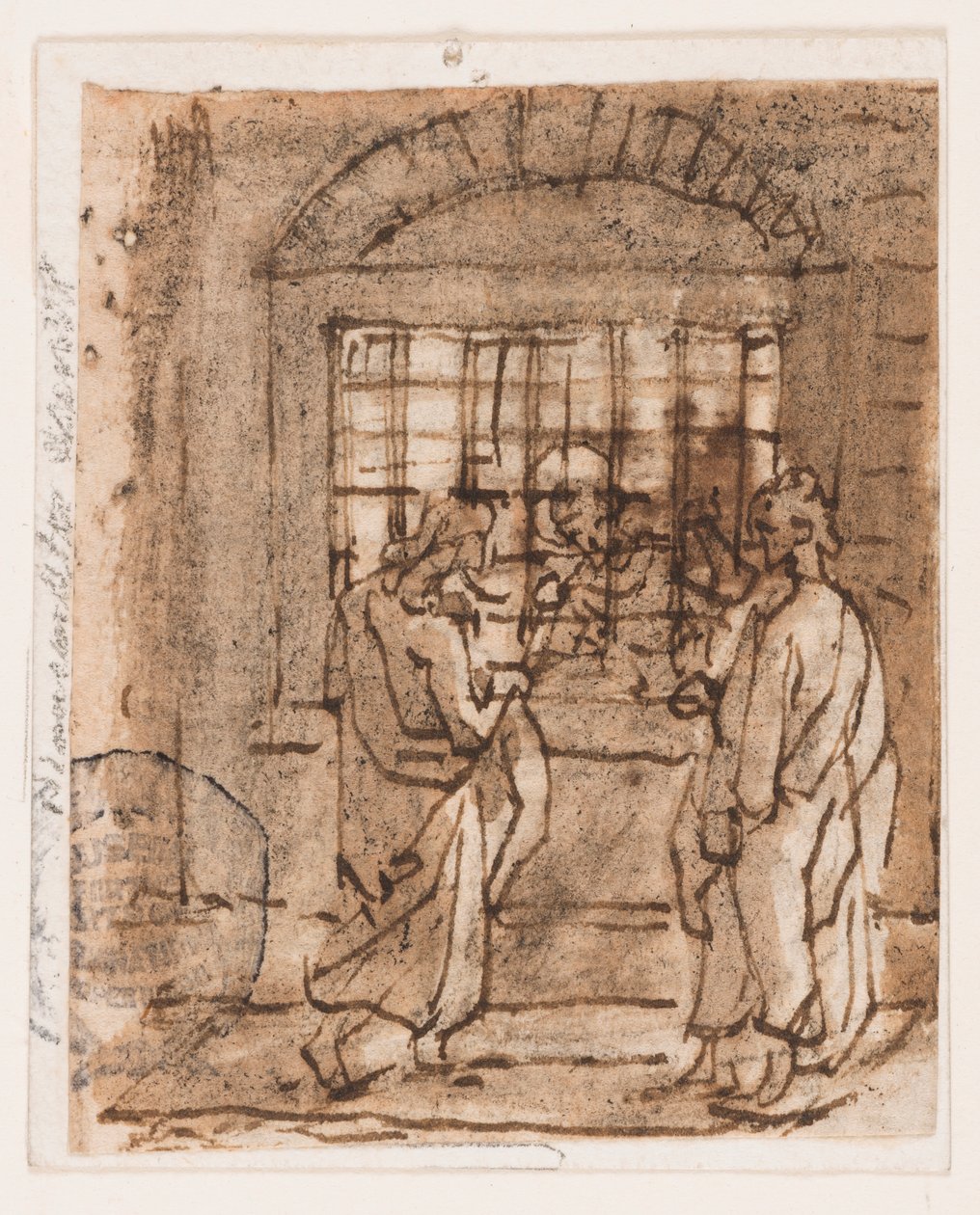 St. Peter i fengsel av Jan van der Straet, called Stradanus