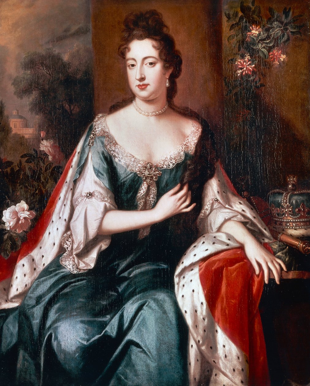 Queen Mary II, ca. 1692-94 (olje på lerret) av Jan van der Vaardt