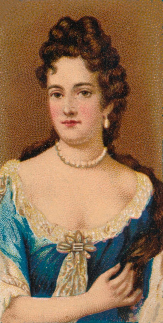Dronning Mary II 1662-1694, felles suveren over England, Skottland og Irland, 1912 av Jan van der Vaart