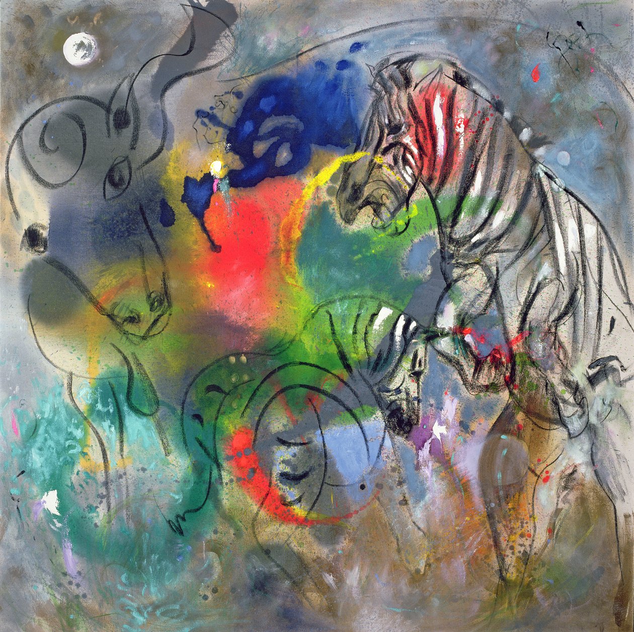 Zebra Mares, 1988 av Jane Deakin