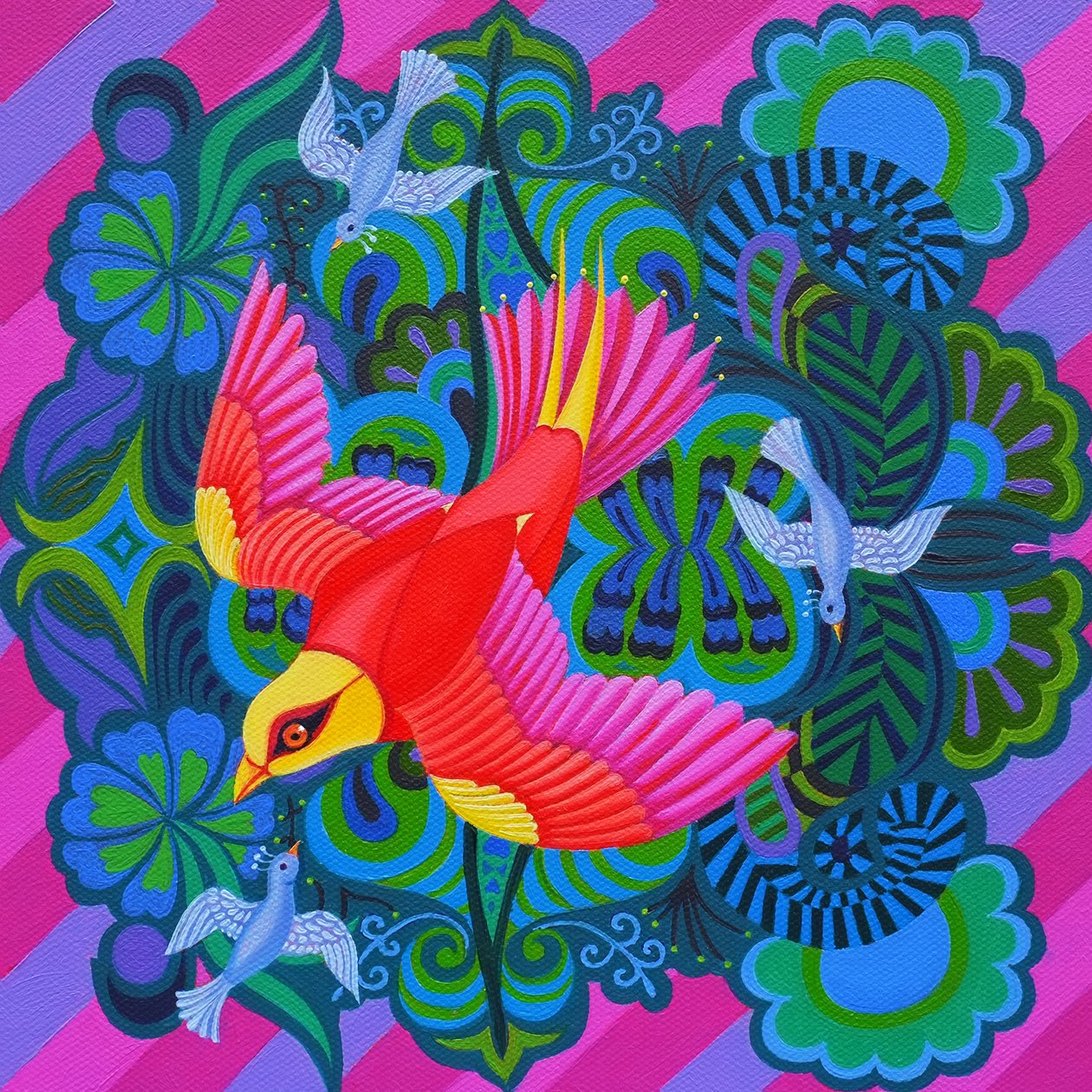 Swooping bird, 2013, av Jane Tattersfield
