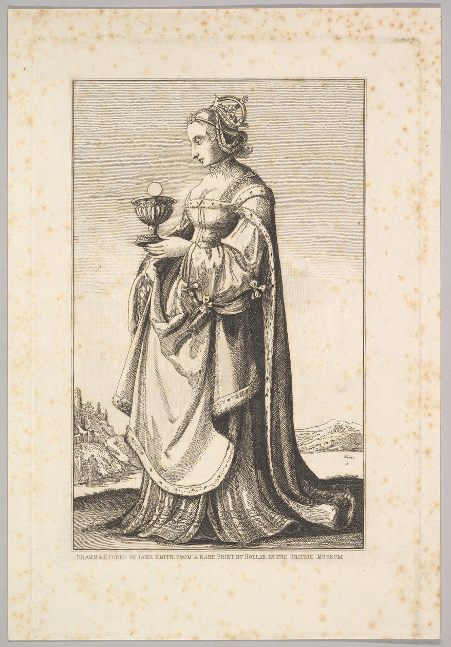 Kvinne, midten av 1700-1800-tallet. av Jane Smith