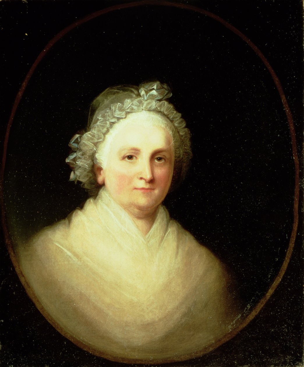 Portrett av Martha Washington av Jane Stuart