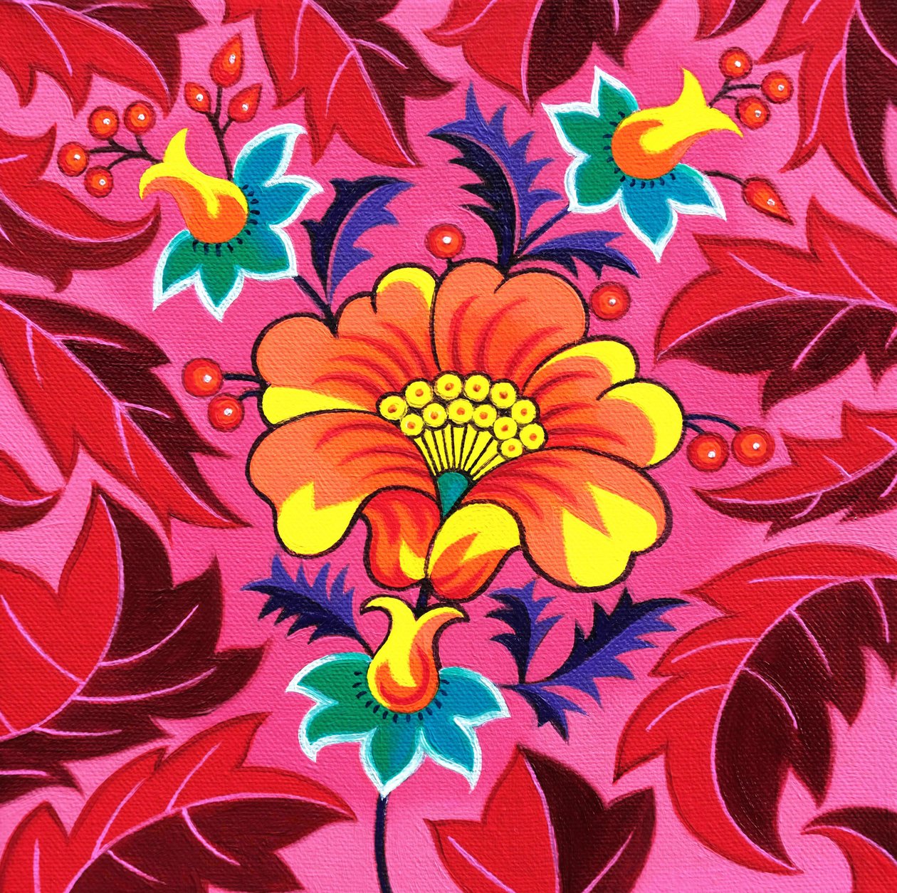 Hibiscus, 2020 av Jane Tattersfield
