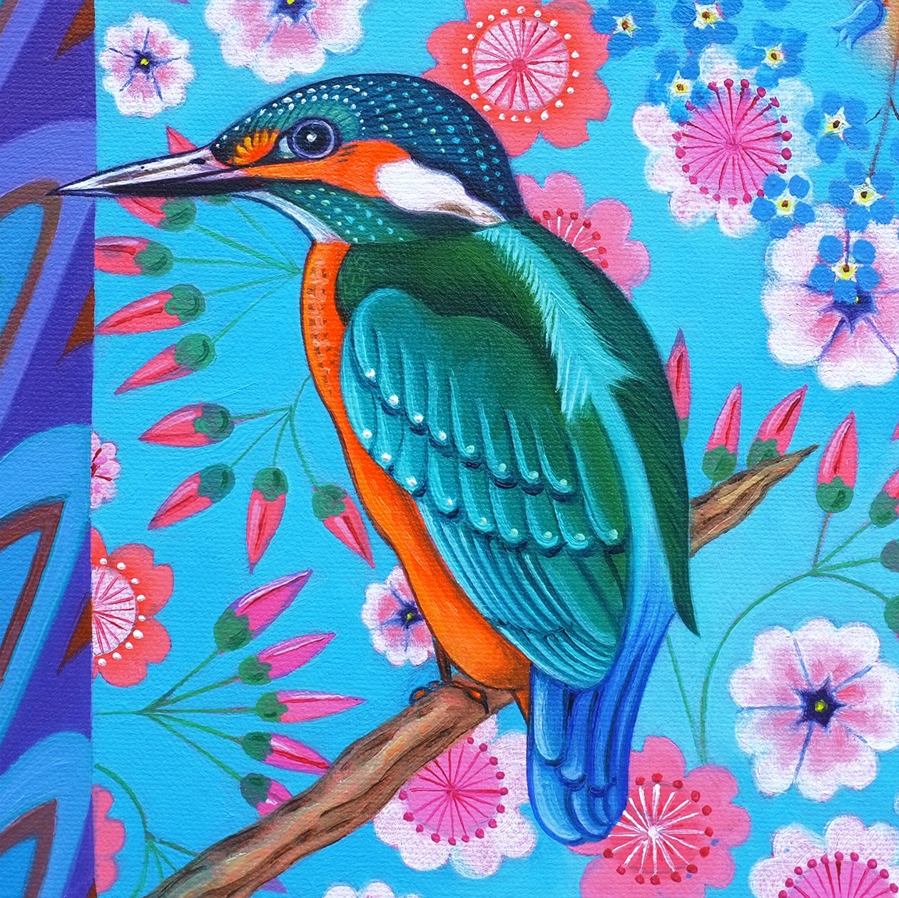 Kingfisher, 2016, av Jane Tattersfield