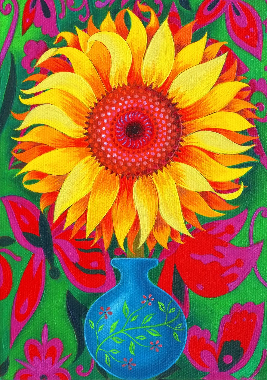 Solsikke, 2015, av Jane Tattersfield