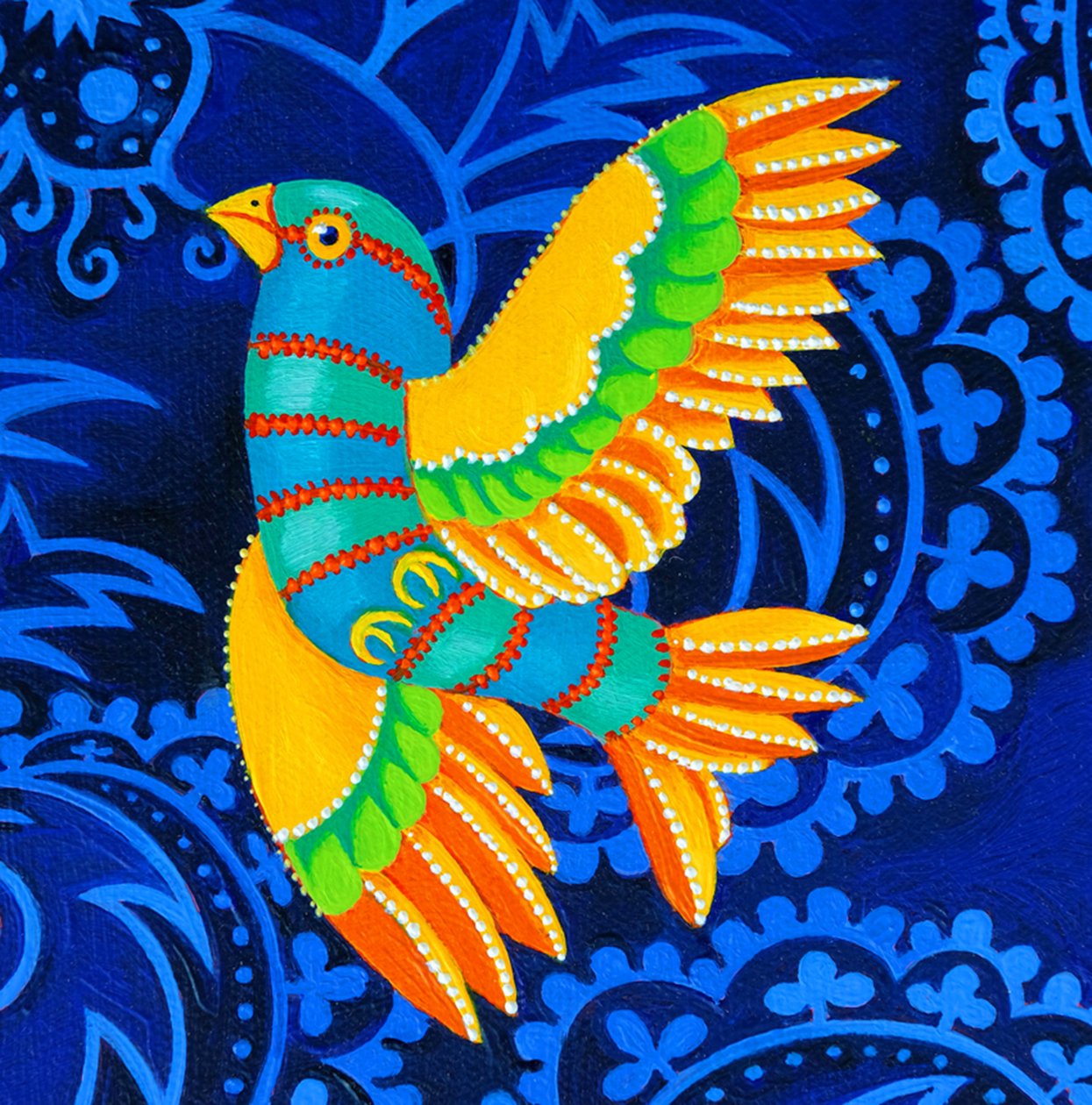 Gulvinget fugl, 2019 av Jane Tattersfield