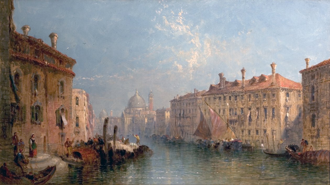 Canal Grande, Venezia, Italia, ca. 1875 av Jane Vivian